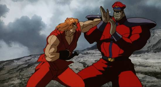 Street Fighter II The Animated Movie M. Bison vs Ryu & Ken Masters