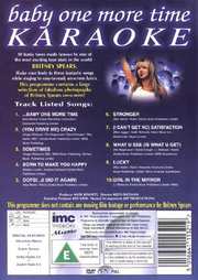 Preview Image for Back Cover of Baby One More Time: Karaoke