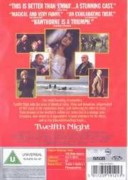 Preview Image for Back Cover of Twelfth Night