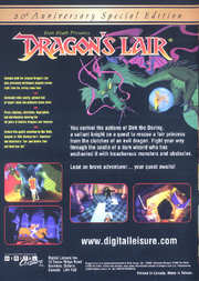 Preview Image for Back Cover of Dragon's Lair: 20th Anniversary Box Set