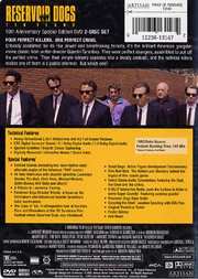 Preview Image for Back Cover of Reservoir Dogs: Ten Years Special Edition