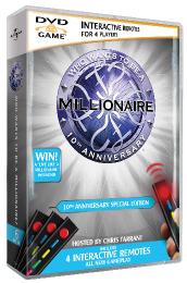 Preview Image for Who Wants To Be A Millionaire? 10th Anniversary Edition DVD Game