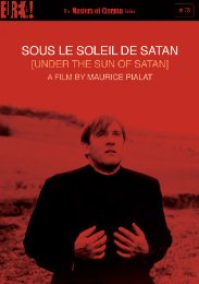 Preview Image for Sous le soleil de Satan: The Masters of Cinema Series Front Cover